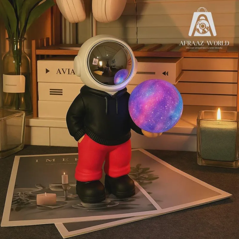 Astronaut lamp with Bluetooth speaker