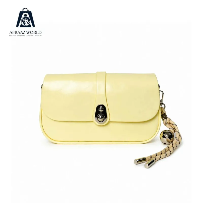 The Lumina Twist-Lock Crossbody Bag